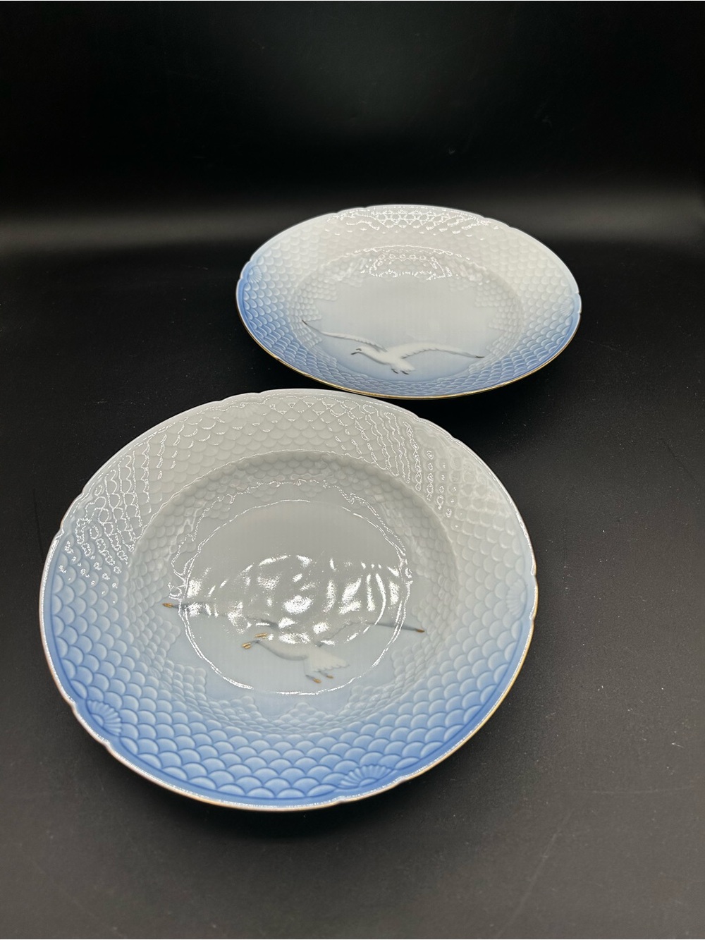 Bing Grondahl Serving Pasta Soup Bowl 8 1/2” Pair - LIKE NEW